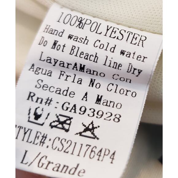 Cals size large black and white wide leg palazzo pants - Picture 4 of 4